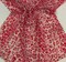 1 Yard Animal Print Lace Fabric Red/Ivory,50/52"Wide Lightweight for Dresses & Lingerie